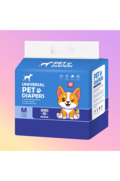 Choice حفاضات حيوانات أليفة للاستخدام مرة واحدة من 10/12 قطعة للذكور والإناث، قابلة للتنفس والامتصاص، مناسبة للجراء أثناء الدورة الشهرية