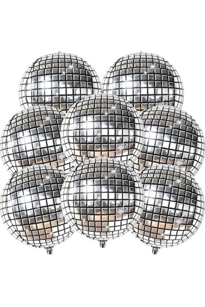 Choice 4 قطع من البالونات الفضية مقاس 22 بوصة، 22 بوصة، 4D، بالونات فضية على ...