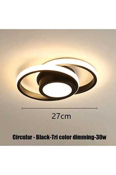 Choice أضواء سقف الممر LED الحديثة 30 واط J-black 90-260 فولت تيار متردد، إضا...