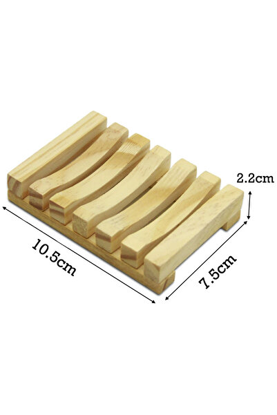 Choice حامل صابون خشبي من الخيزران الطبيعي لتخزين صابون الحمام ومنع العفن وصن...
