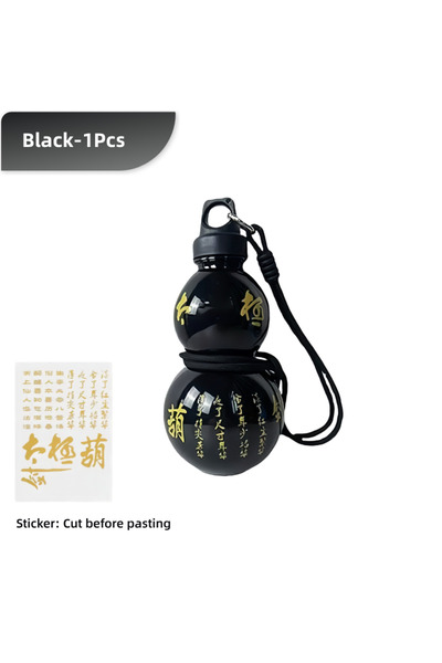 Choice 750ml Black 1pcs 750ml Large Capacity Gourd Water Bottle Child Water G...