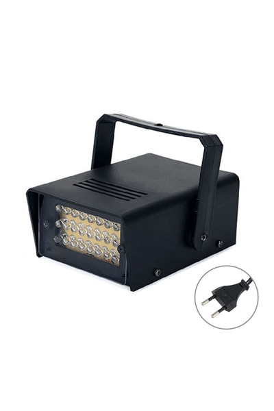 Alloet أضواء ستروب فلاش LED بيضاء للمسرح من الاتحاد الأوروبي، هدية، سرعة قابل...