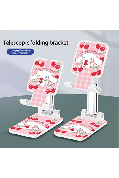 SANRIO Cherry Big Ear Dog Kuromi Desk Mobile Phone Holder Stand For IPhone IPad Adjustable Desktop T