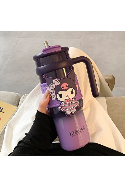 Choice 900ML Kuromi 02 Sanrio Kuromi Thermos Bottle 316 Stainless Steel Vacuu...