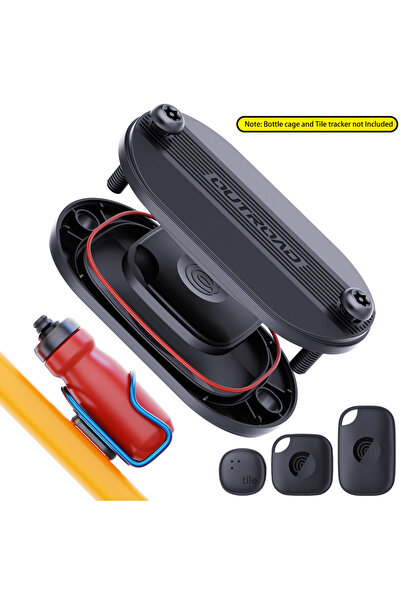 Choice حامل دراجة مقاوم للماء من لايف 360 برو/ميت/ستيكر (2024) أسود اللون، جر...