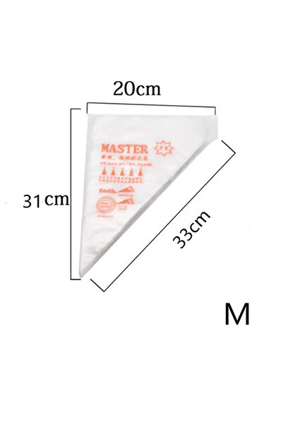 Choice 50 قطعة M 100/50/20 قطعة أكياس المعجنات للاستخدام مرة واحدة لتزيين الك...