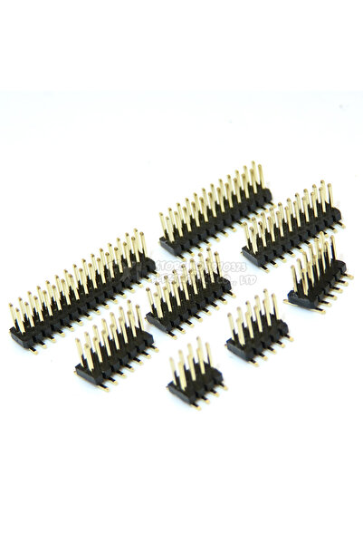 Choice8 2x12 10PCS SMT 1.27mm 1.27 Double Row Male Breakaway PCB Board Pin He...