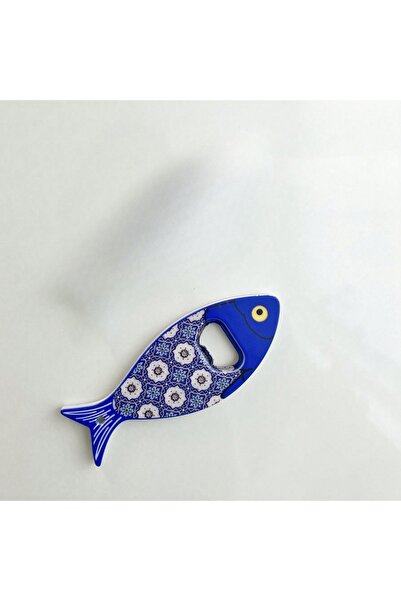 Choice 04 1PC Fish-Shaped Acrylic Fridge Magnet with Blue Eye Pattern And Gol...