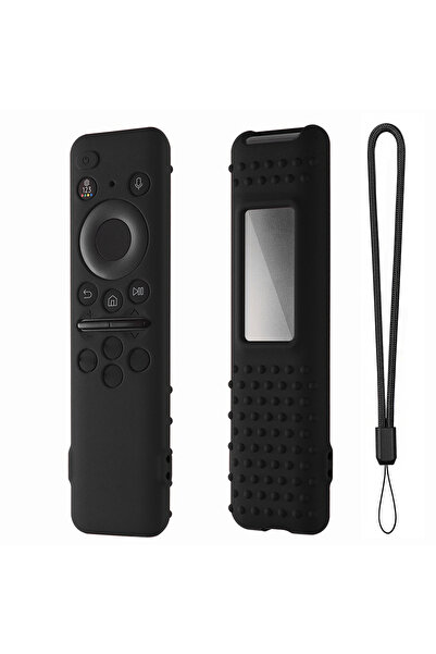 Choice Black Protective Cover For Samsung 8K Neo QLED HDR Smart TV Remote Control Silicone Sleeve Shockproo