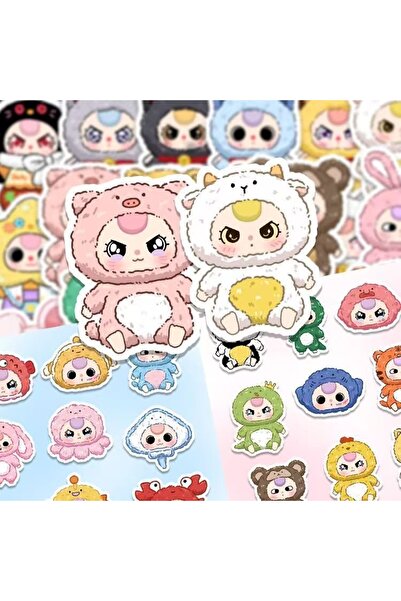 Choice ملصقات بيبي ثري متعددة الألوان، 60 قطعة، متوفرة في المخزون، ملصقات بيب...