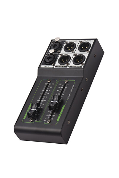Choice BLACK Passive Monitor Volume Controller XLR Input Output Passive Stereo Controller No Loss Volume Ad