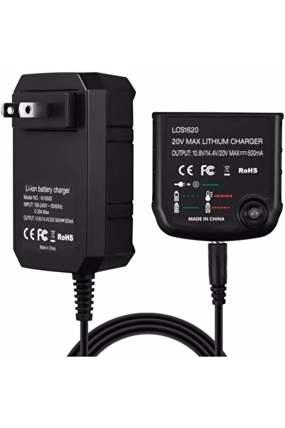 Choice for lithium US LCS1620 Lithium Battery Charger for BLACK & DECKER Rechargable Battery Charger 20V f
