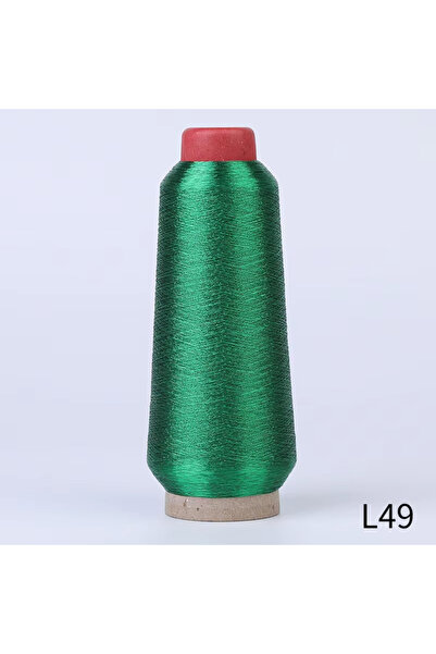 Choice قطعة واحدة L-49 Zxiixz قطعة واحدة 3200 متر/لفة خيط حياكة كروشيه معدني مطرز بخيوط متقاطعة معدنية Y