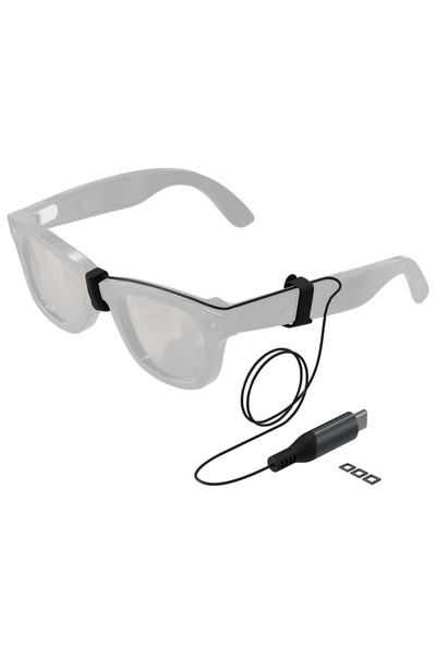 Choice كابل شحن امتداد 1.2 متر متوافق مع جراب شاحن نظارات RayBan META الذكية ...