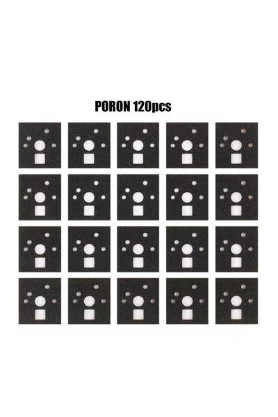 JCD PORON--A 120 قطعة 120 قطعة لوحة مفاتيح PCB وسادات ملصقات إسفنجية EVA PE م...