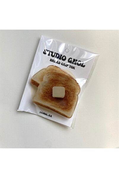 Choice C Korea Cute Waffle Cookies Griptok Bracket For iPhone 15 Food Phone A...