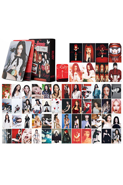 Choice RUBY02 55 قطعة/صندوق Kpop RUBY LIKE JENNIE SOLO بطاقة لومو جديدة Ablum...