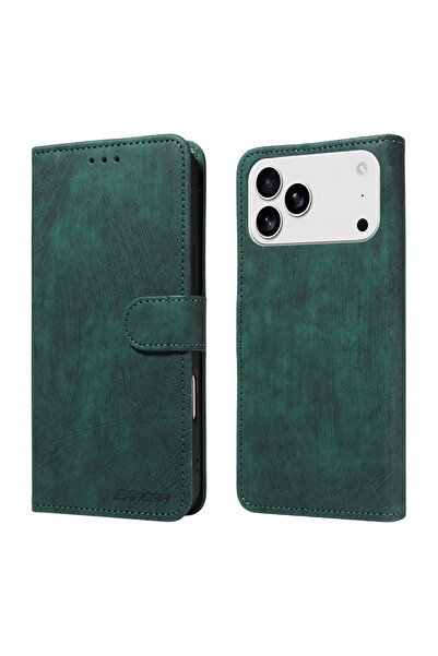 Choice جراب هاتف جلدي TPU أخضر اللون لهاتف iPhone 11 Pro وIphone17Air و16 Pro Max و15 و14 و13 و12 و11 و16e مقاوم للصدمات