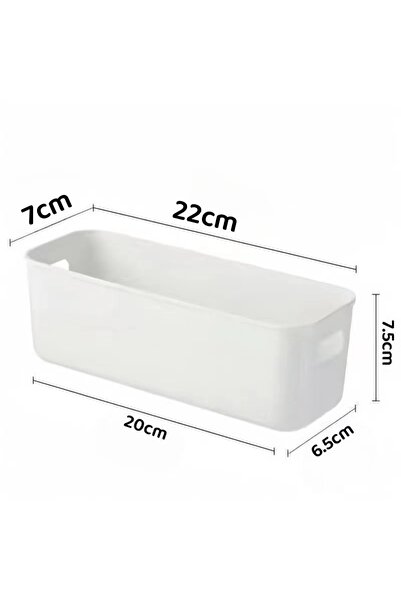 Choice White 2pc 2/10pcs multifunctional storage box durable large-capacity desktop storage box underwear