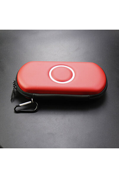 JCD غطاء حماية صلب محمول للسفر باللون الأحمر لحقيبة الحمل والحماية لجهاز PSP ...