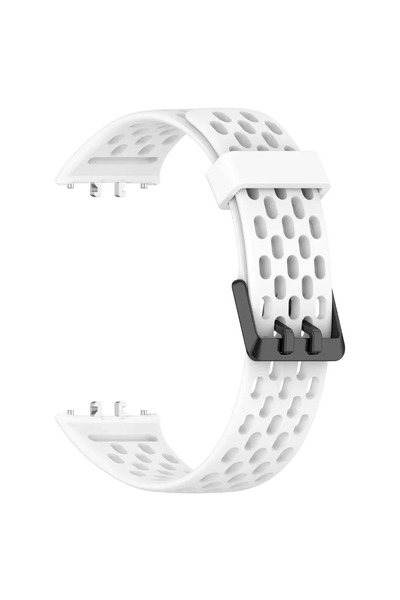 Choice Samsung Galaxy Fit3 White Breathable Straps for Samsung Galaxy FIT 3 Silicone Band Women Men Soft Sp