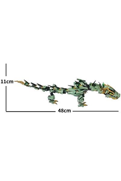 Choice bagged 70612 Green Ninja Mech Dragon Model From Movie Building Blocks Children Toys For Boys Christm