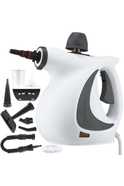 Choice white US (110V) Pressurized Handheld Steam Cleaner for Home - Portable Multi-purpose High Pressure D