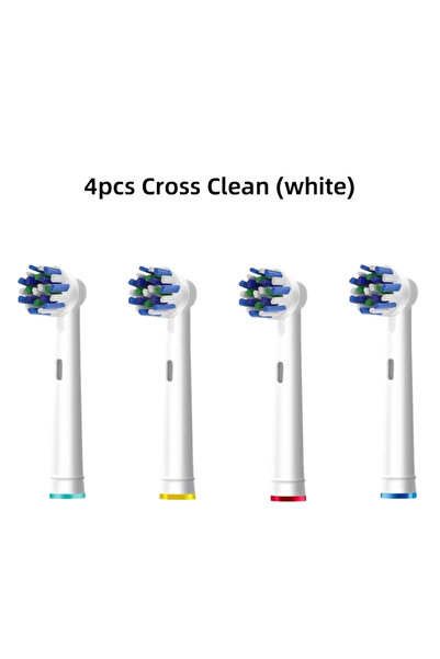 Choice8 رأس فرشاة أسنان كروس (أبيض) عالمي قابل لإعادة التعبئة لفرشاة الأسنان ...