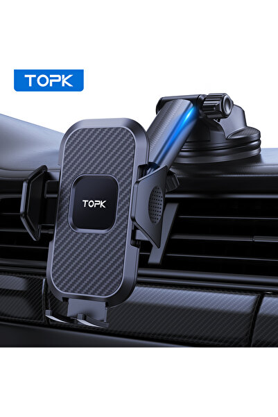 Choice black TOPK Car Phone Holder Mount, Super Stable Cell Phone Car Mount 3...
