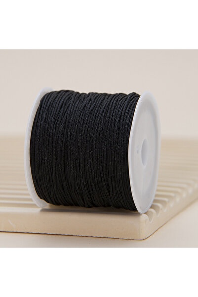 Choice 0.8 مم أسود 1 لفة 0.8 مم خيط اليشم المنسوج مجوهرات إكسسوارات الخرز DIY...