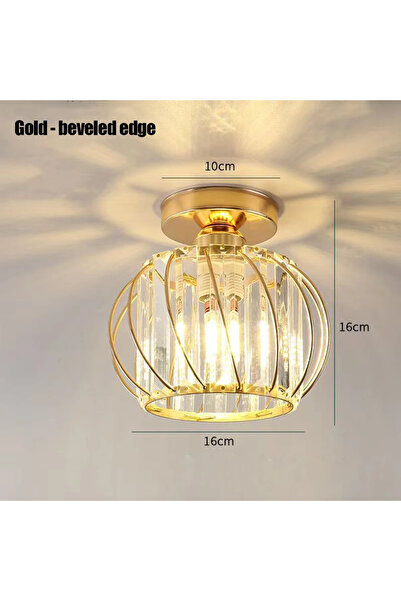 Choice مصابيح سقف الممر الزجاجية بتصميم جديد من Gold-B بدون لمبة، مناسبة للممر والشرفة والسقف