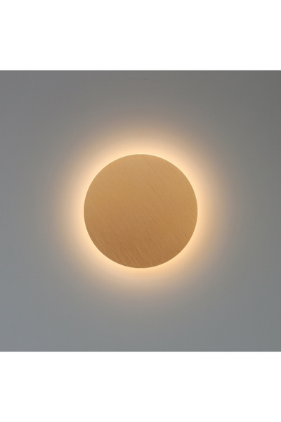 Choice مصباح حائط دائري حديث بقطر 20 سم باللون الأبيض الدافئ (2700-3500 كلفن) ذهبي 15 سم/20 سم LED أسود/أبيض/ذهبي من الألومنيوم