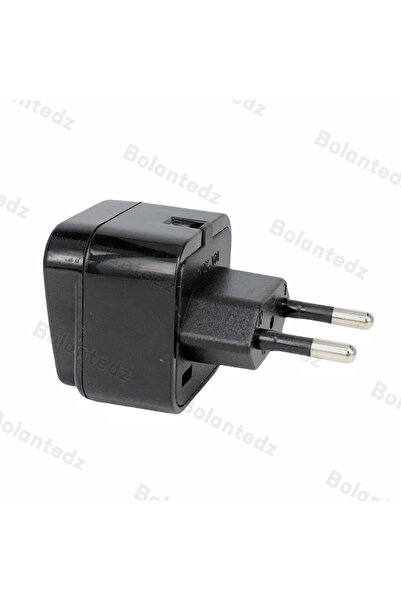 Choice محول قابس أسود ذو دبوسين دائريين لتحويل مقبس الاتحاد الأوروبي/أستراليا/الولايات المتحدة/المملكة المتحدة إلى مقبس كهربائي من البرازيل وسويسرا وإيطاليا