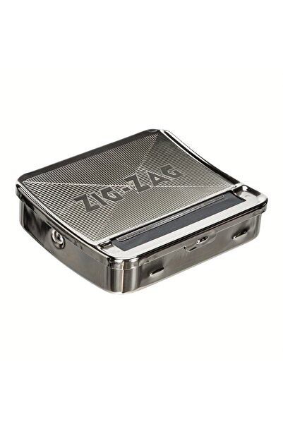 Choice Silver Automatic cigarette machine box, metal manual cigarette machine, easy-to-use tobacco storage