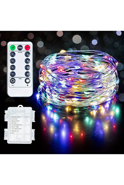 Choice أضواء خرافية ملونة بطول 5 أمتار، 50-300 مصباح LED، تعمل بالبطارية، سلس...