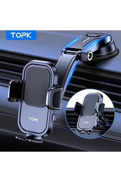 Choice 2 IN 1 TOPK Car Phone Holder Mount 2 IN 1 Upgraded Adjustable Cell Pho...