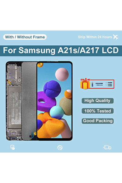 Choice1 شاشة سوداء بدون إطار مقاس 6.5 بوصة لشاشة A21S LCD SM-A217F/DS شاشة SM...