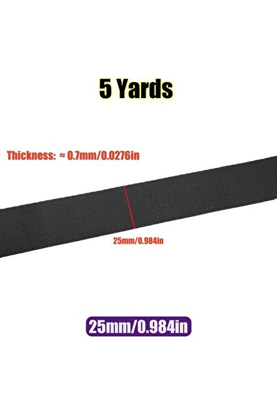 Choice شريط شبكي من النايلون بعرض 10-50 مم، بطول 5 ياردات، مقاس 25 مم × 0.7 م...