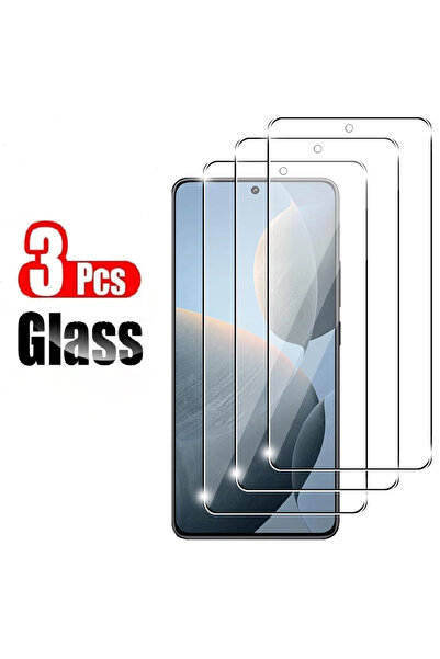 Choice8 Xiaomi 14T Clear 3Pcs Clear Tempered Glass Full Cover Screen Protecto...