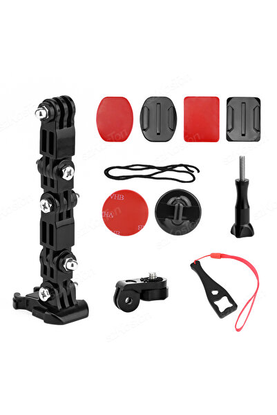 Choice طقم خوذة دراجة نارية من مجموعة B لكاميرا GoPro Hero 13 12 11 10 9 Acti...