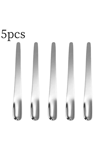 Choice Style A-5pcs Tea Spoon Stainless Steel Flat Espresso Dessert Small Coffee Scoop Mixer Stirring Bar K