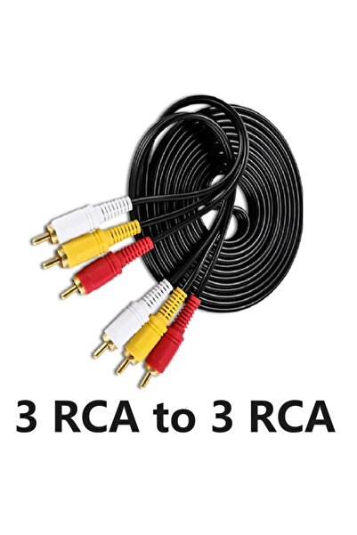 choice2 كابل مقسم ثلاثي المنافذ RCA ذكر إلى قابس ثلاثي المنافذ RCA، أسود، بطو...