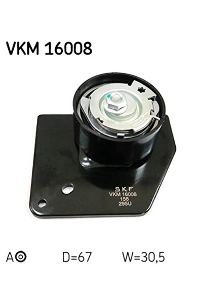 SKF Timing Belt Tensioner Pulley Renault Megane 3/Megane Cc/Scenic 3