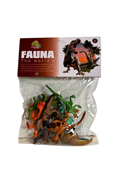 TOYFEST Pvc Pakette 10'lu Küçük Dinazorlar