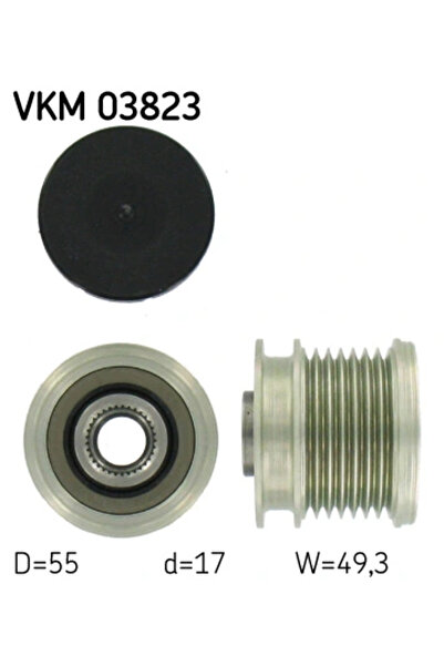 SKF Freewheel Generator System Chrysler 300C Jeep Cherokee/Commander