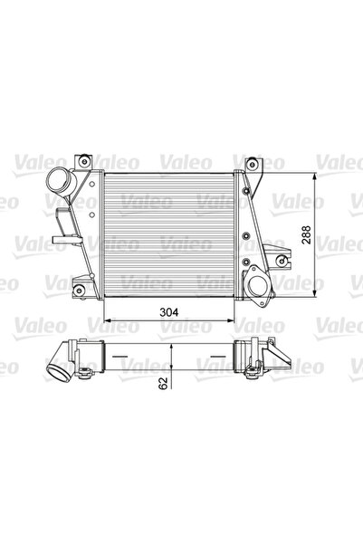VALEO Intercooler Compresor Nissan 10-Trail 1
