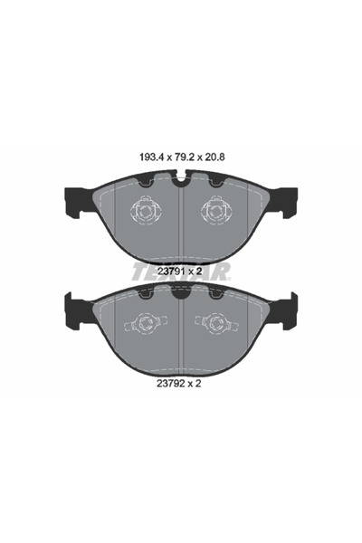 TEXTAR Set Placute Frana Frana Disc Bmw 5/6/7 Rolls-Royce Phantom 7