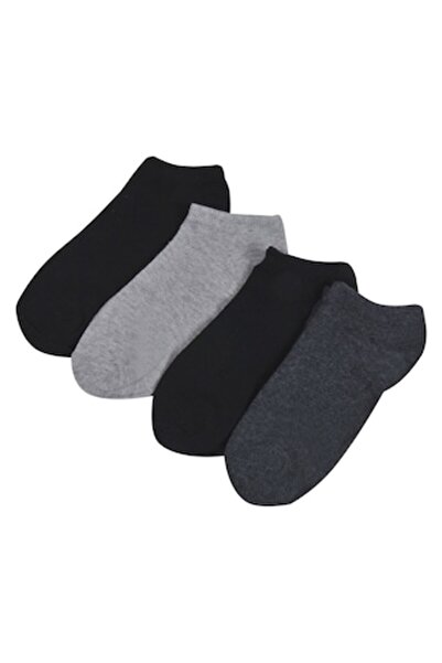 MYONNA IT & E- COMMERCE MYONNA Women's Short Socks Set, Multicolor, 4 Pairs