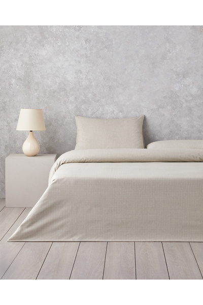 English Home Linework Kolay Ütülenir Tek Kişilik Çarşaflı Nevresim Takımı 160...