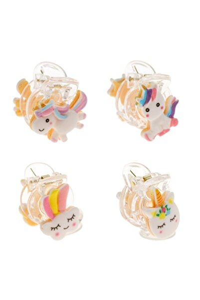 MYONNA IT & E- COMMERCE Κλιπ μαλλιών μονόκερου, σετ 4 τεμαχίων, πολύχρωμα, 2x...